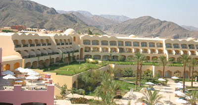Корпус отеля Sofitel Taba Heights 5* (Софитель Таба Хайтс 5*) Фото отеля Sofitel Taba Heights 5* (Софитель Таба Хайтс 5*)