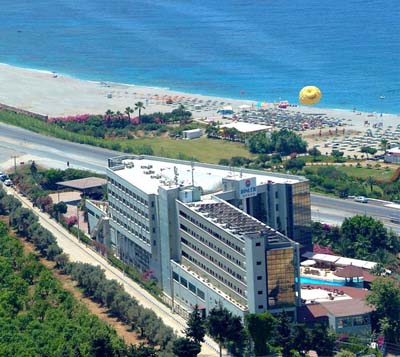 Панорама отеля Dinler Hotels Alanya 5* (Динлер Отель Алания 5*) Фото отеля Dinler Hotels Alanya 5* (Динлер Отель Алания 5*)