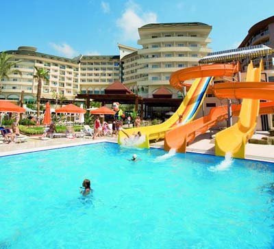 Водные горки отеля Saphir Resort & Spa 5* (Сапфир Резорт энд Спа 5*) Фото отеля Saphir Resort & Spa 5* (Сапфир Резорт энд Спа 5*)