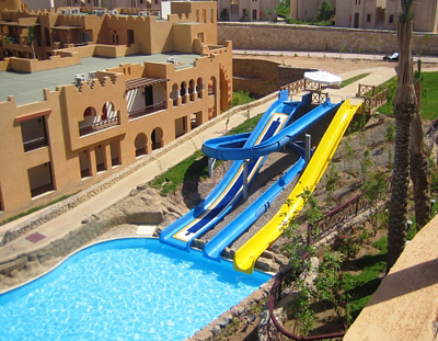 Водные горки отеля Rehana Royal Beach Resort & Spa 5* (Рехана Роял Бич Резорт энд Спа 5*) Фото отеля Rehana Royal Beach Resort & Spa 5* (Рехана Роял Бич Резорт энд Спа 5*)