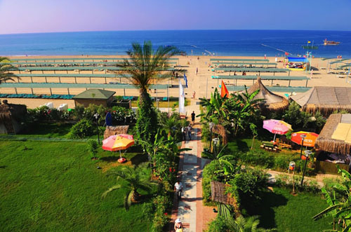 Пляж отеля Belek Beach Resort Hotel 5* (Белек Бич Резорт Отель 5*) Фото отеля Belek Beach Resort Hotel 5* (Белек Бич Резорт Отель 5*)