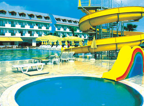 Водная горка отеля Ganita Kemer Resort 5* (Ганита Кемер Резорт 5*) Фото отеля Ganita Kemer Resort 5* (Ганита Кемер Резорт 5*)