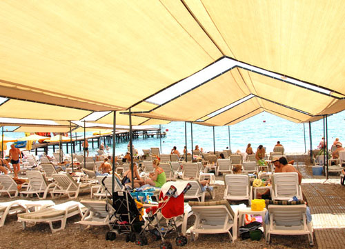 Пляж отеля Simena Holiday Village & Villas HV1 (Симена Холидей Виллэдж энд Виллас HV1) Фото отеля Simena Holiday Village & Villas HV1 (Симена Холидей Виллэдж энд Виллас HV1)