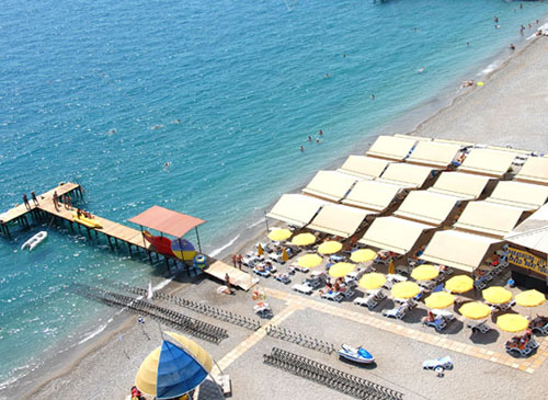 Пляж отеля Simena Holiday Village & Villas HV1 (Симена Холидей Виллэдж энд Виллас HV1) Фото отеля Simena Holiday Village & Villas HV1 (Симена Холидей Виллэдж энд Виллас HV1)