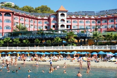 Пляж отеля Kemal Bay 5* (Кемаль Бей 5*) Фото отеля Kemal Bay 5* (Кемаль Бей 5*)