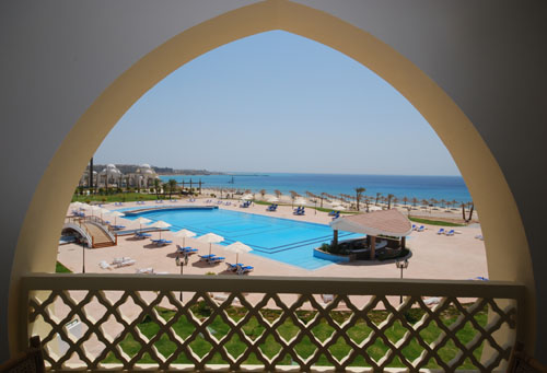 Панорама отеля Old Palace Resort Sahl Hasheesh 5* (Олд Палас Резорт Саль Хашиш 5*) Фото отеля Old Palace Resort Sahl Hasheesh 5* (Олд Палас Резорт Саль Хашиш 5*)