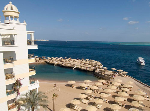 Пляж отеля Sunrise Holidays Resort 5* (Санрайз Холидей Резорт 5*) Фото отеля Sunrise Holidays Resort 5* (Санрайз Холидей Резорт 5*)
