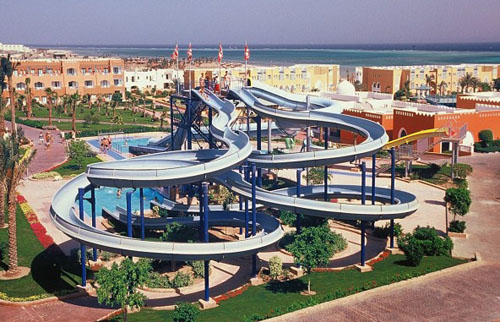 Водные горки отеля Grand Azure Resort 5* (Гранд Азур Резорт 5*) Фото отеля Grand Azure Resort 5* (Гранд Азур Резорт 5*)