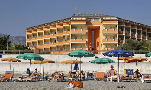 Пляж отеля Klas Hotel 4* (Класс Отель 4*) Фото отеля Klas Hotel 4* (Класс Отель 4*)