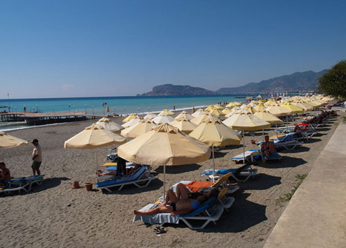 Пляж отеля Sunset Beach Hotel 5* (Сансет Бич Отель 5*) Фото отеля Sunset Beach Hotel 5* (Сансет Бич Отель 5*)