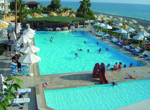 Бассейн отеля Sunset Beach Hotel 5* (Сансет Бич Отель 5*) Фото отеля Sunset Beach Hotel 5* (Сансет Бич Отель 5*)
