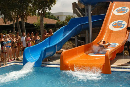 Водные горки отеля MC Beach Park Resort Hotel 5* (МС Бич Парк Резорт Отель 5*) Фото отеля MC Beach Park Resort Hotel 5* (МС Бич Парк Резорт Отель 5*)