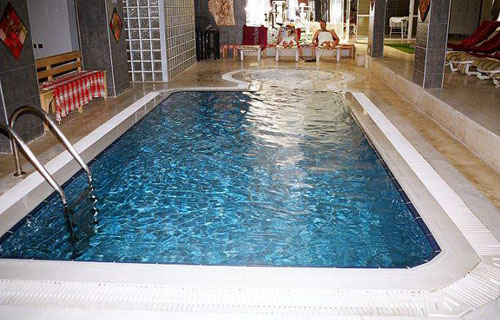 Крытый бассейн отеля Palmera Kleopatra Beach 3* (Палмера Клеопатра Бич 3*) Фото отеля Palmera Kleopatra Beach 3* (Палмера Клеопатра Бич 3*)