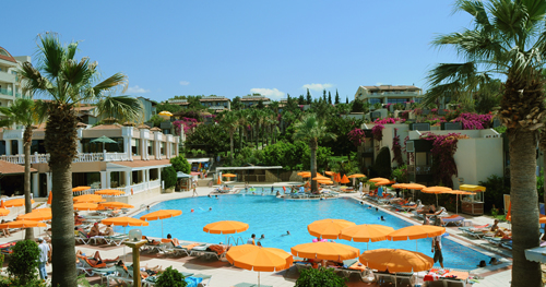 Бассейн отеля Justiniano Club Alanya 4* (Джустиниано Клуб Аланья 4*) Фото отеля Justiniano Club Alanya 4* (Джустиниано Клуб Аланья 4*)