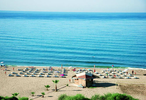 Пляж отеля Ananas Hotel 4* (Ананас Отель 4*) Фото отеля Ananas Hotel 4* (Ананас Отель 4*)