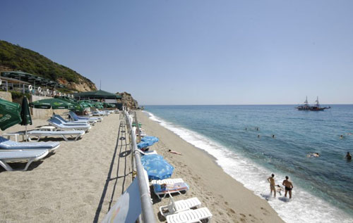Пляж отеля White City Beach Hotel 4* (Вайт Сити Бич Отель 4*) Фото отеля White City Beach Hotel 4* (Вайт Сити Бич Отель 4*)