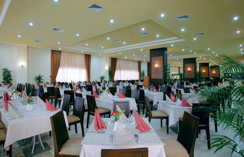 Ресторан отеля Stella Beach 5* (Стелла Бич 5*) Фото отеля Stella Beach 5* (Стелла Бич 5*)