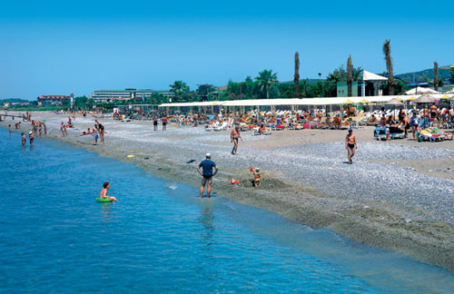 Пляж отеля Stella Beach 5* (Стелла Бич 5*) Фото отеля Stella Beach 5* (Стелла Бич 5*)