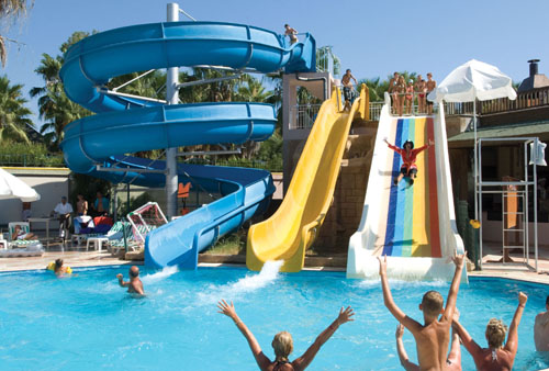 Водные горки отеля Holiday Garden Resort 5* (Холидей Гарден Резорт 5*) Фото отеля Holiday Garden Resort 5* (Холидей Гарден Резорт 5*)
