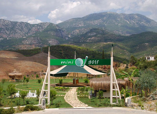 Мини-гольф в отеле Goldcity Tourism Complex 5* (Голдсити Туризм Комплекс 5*) Фото отеля Goldcity Tourism Complex 5* (Голдсити Туризм Комплекс 5*)