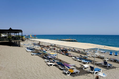 Пляж отеля Larissa Akman Park Hotel 4* (Лариса Акман Парк Отель 4*) Фото отеля Larissa Akman Park Hotel 4* (Лариса Акман Парк Отель 4*)