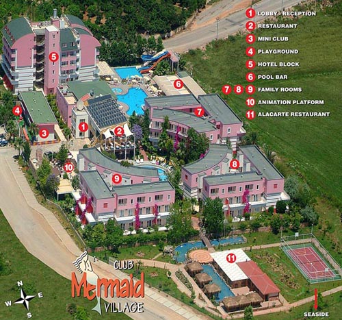 Отель Club Mermaid Village 4* (Клуб Мермаид Вилладж 4*) Фото отеля Club Mermaid Village 4* (Клуб Мермаид Вилладж 4*)