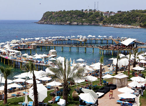 Пляж отеля Granada Luxury Resort & Spa 5* (Гранада Лакшери Резорт энд Спа 5*) Фото отеля Granada Luxury Resort & Spa 5* (Гранада Лакшери Резорт энд Спа 5*)