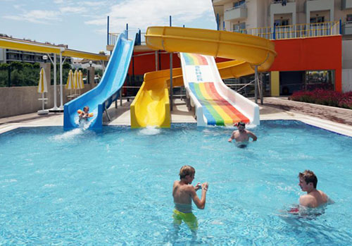 Водные горки отеля Seher Sun Palace Resort & Spa 5* (Сехер Сан Палас Резорт энд Спа 5*) Фото отеля Seher Sun Palace Resort & Spa 5* (Сехер Сан Палас Резорт энд Спа 5*)