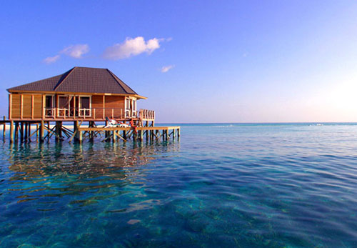 Вилла на воде в отеле Kuredu Island Resort 4* (Куреду Исланд Резорт 4*) Фото отеля Kuredu Island Resort 4* (Куреду Исланд Резорт 4*)
