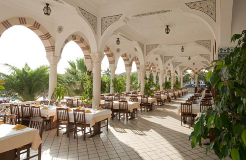 Ресторан отеля Ali Bey Club Park Manavgat HV1 5* (Али Бей Клуб Парк Манавгат HV1 5*) Фото отеля Ali Bey Club Park Manavgat HV1 5* (Али Бей Клуб Парк Манавгат HV1 5*)