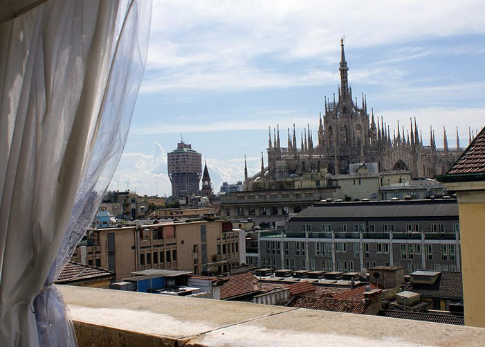 Вид с террасы Boscolo Exedra Milano 5* (Босколо Экседра Милан 5*) Фото отеля Boscolo Exedra Milano 5* (Босколо Экседра Милан 5*)