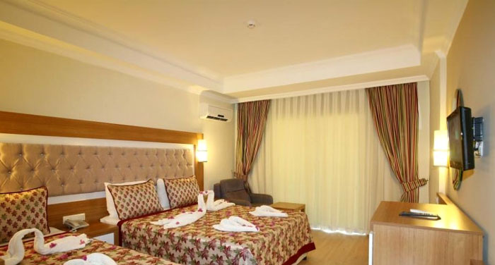 Номер отеля Hedef Beach Resort & Spa 5* (Хедеф Бич Резорт энд Спа 5*) Фото отеля Hedef Beach Resort & Spa 5* (Хедеф Бич Резорт энд Спа 5*)