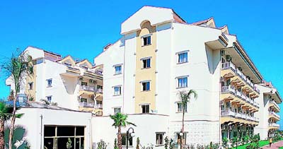 Жилой корпус отеля Aydinbey Famous Resort 5* (Айдинбей Фэймос Резорт 5*) Фото отеля Aydinbey Famous Resort 5* (Айдинбей Фэймос Резорт 5*)
