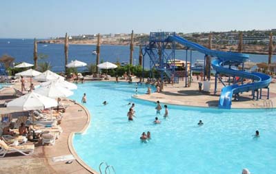 Водная горка в отеле Dessole Royal Rojana Resort 5* (Дессоль Роял Роджана Резорт 5*) – Шарм-Эль-Шейх - Египет Фото отеля Dessole Royal Rojana Resort 5* (Дессоль Роял Роджана Резорт 5*) – Шарм-Эль-Шейх - Египет