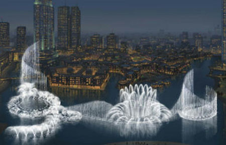 Фото - Самый дорогой фонтан в мире - Дубаи (ОАЭ)