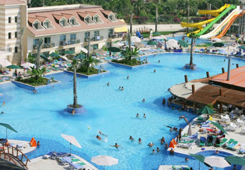 Бассейн отеля Hestia Resort & Spa Side 5* (Хестия Резорт энд Спа Сиде 5*) Фото отеля Hestia Resort & Spa Side 5* (Хестия Резорт энд Спа Сиде 5*)