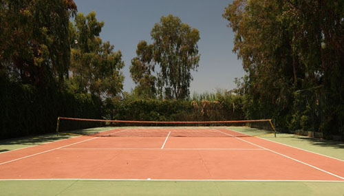 Теннисный корт отеля Club Gunes Garden 4* (Клуб Гюнеш Гарден 4*) Фото отеля Club Gunes Garden 4* (Клуб Гюнеш Гарден 4*)