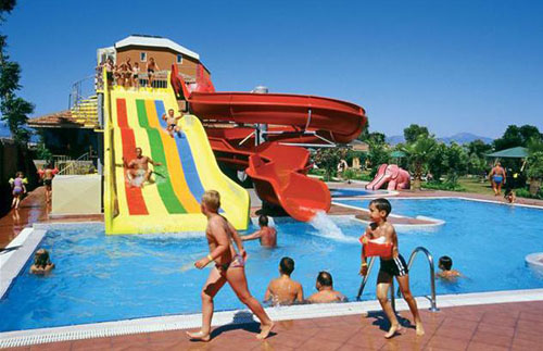 Водные горки отеля Seher Resort & Spa 5* (Сехер Резорт энд Спа 5*) Фото отеля Seher Resort & Spa 5* (Сехер Резорт энд Спа 5*)