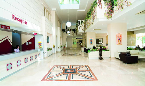 Лобби отеля Ambiente Hotel 4* (Амбиенте Отель 4*) Фото отеля Ambiente Hotel 4* (Амбиенте Отель 4*)