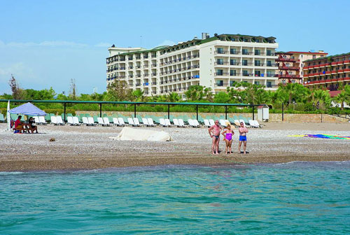 Пляж отеля Porto Azzurro Delta 5* (Порто Азуро Дельта 5*) Фото отеля Porto Azzurro Delta 5* (Порто Азуро Дельта 5*)