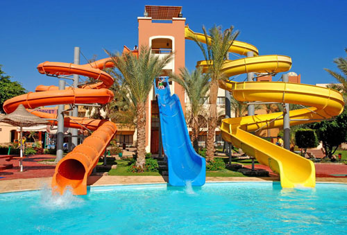 Водные горки отеля Nubian Village 5* (Нубиан Вилладж 5*) Фото отеля Nubian Village 5* (Нубиан Вилладж 5*)