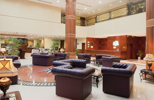 Лобби отеля Grand Excelsior Hotel Sharjah 5* (Гранд Эксельсиор Отель Шарджа 5*) Фото отеля Grand Excelsior Hotel Sharjah 5* (Гранд Эксельсиор Отель Шарджа 5*)