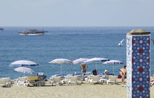Пляж отеля Club Konakli Hotel 5* (Клуб Конаклы Отель 5*) Фото отеля Club Konakli Hotel 5* (Клуб Конаклы Отель 5*)