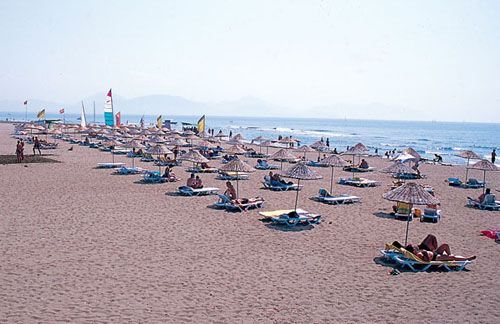 Пляж отеля Caria Holiday Resort 4* (Кария Холидей Ресорт 4*) Фото отеля Caria Holiday Resort 4* (Кария Холидей Ресорт 4*)