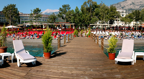 Пляж отеля Botanik Magic Dream Hotel 4* (Ботаник Мэджик Дрим Отель 4*) Фото отеля Botanik Magic Dream Hotel 4* (Ботаник Мэджик Дрим Отель 4*)