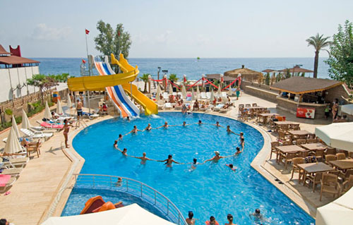 Бассейн отеля Club Hotel Sunbel 4* (Клуб Отель Санбел 4*) Фото отеля Club Hotel Sunbel 4* (Клуб Отель Санбел 4*)