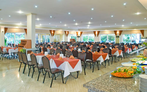 Ресторан отеля Club Hotel Sunbel 4* (Клуб Отель Санбел 4*) Фото отеля Club Hotel Sunbel 4* (Клуб Отель Санбел 4*)