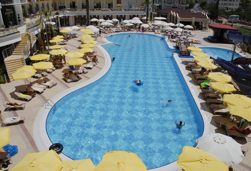 Бассейн отеля Grand Pasa Hotel 5* (Гранд Паша Отель 5*) Фото отеля Grand Pasa Hotel 5* (Гранд Паша Отель 5*)