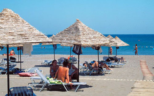Пляж отеля Blue Star Hotel & Bungalows 3* (Блю Стар Отель энд Бунгало 3*) Фото отеля Blue Star Hotel & Bungalows 3* (Блю Стар Отель энд Бунгало 3*)