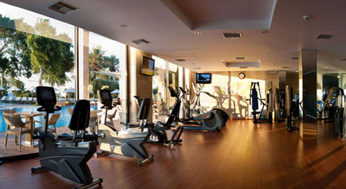 Фитнесс-центр отеля Amathus Beach Hotel Rhodes 5* (Аматус Бич Отель Родос 5*) Фото отеля Amathus Beach Hotel Rhodes 5* (Аматус Бич Отель Родос 5*)
